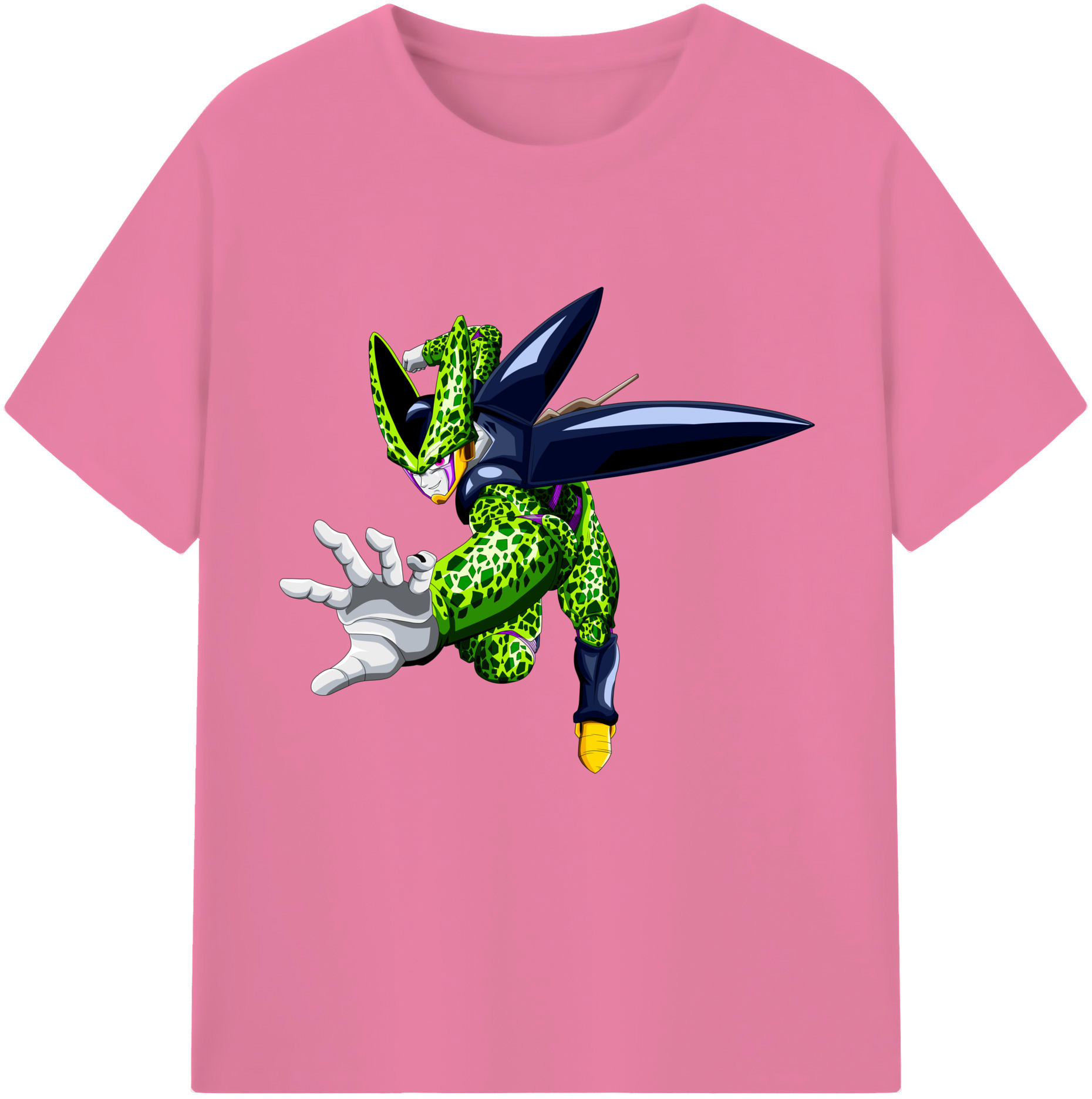 （画像用） ドラゴンボール セル DRAGON BALL Cell 綿100％半袖Tシャツ（フロントプリント）